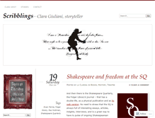 Tablet Screenshot of claragiuliani.com